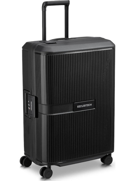 Securitech by Delsey Βαλίτσα Μεσαία Stone Black Securitech by Delsey Βαλίτσα Μεσαία Stone Black