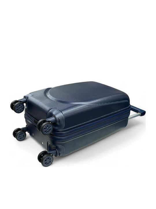 Ormi Cabin Hard Suitcase Dark Blue With 4 Wheels Height 55cm