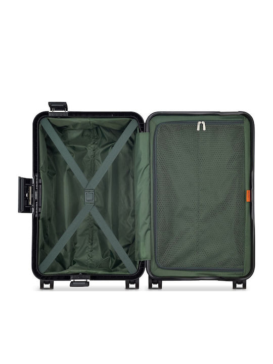 Securitech by Delsey Βαλίτσα Ταξιδίου Καμπίνας Σκληρή Stone Black με 4 Ρόδες Ύψους 55εκ.