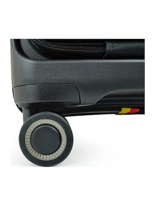 Bg Berlin Cabin Travel Suitcase Black With 4 Wheels Height 55cm