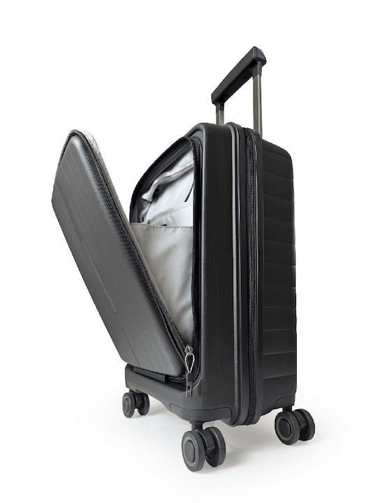 Bg Berlin Cabin Travel Suitcase Black With 4 Wheels Height 55cm