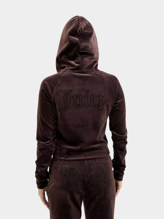 Juicy Couture Jacket Brown with Hood