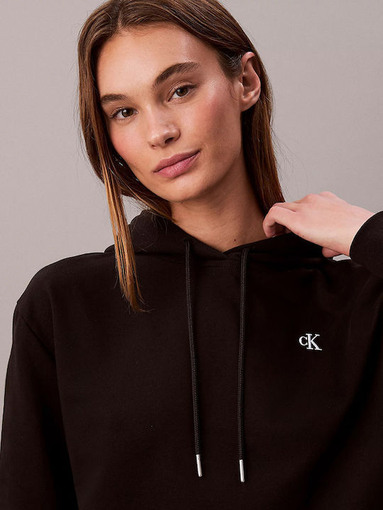 Women's Sweatshirt Hooded Black