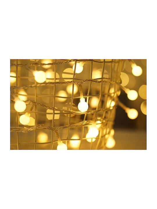 Modee Lighting Christmas Lights LED Type Berry Power Supply 100 LED 10m 10cm Warm White