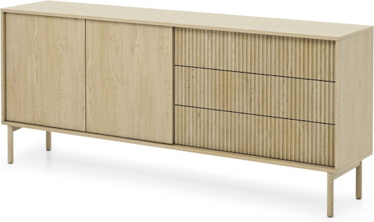 Μπουφές Tavo Holz mit Schubladen Natural 187x79x39cm