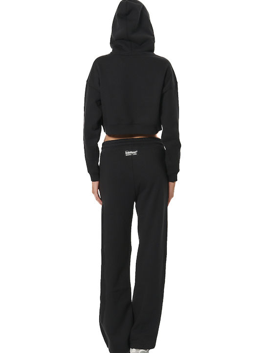 Sweatpants Wide Fleece Black