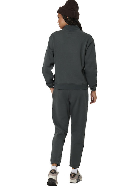 Sweatpants Wide Fleece Green