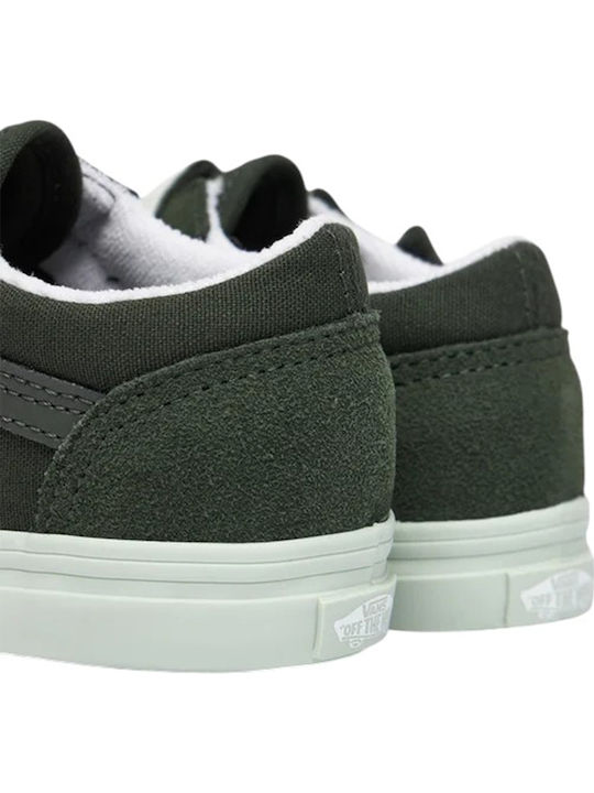 Old Skool V Παιδικά Sneakers με Σκρατς Χακί