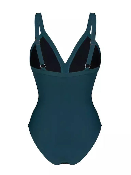 Sport Badeanzug Navy Blau