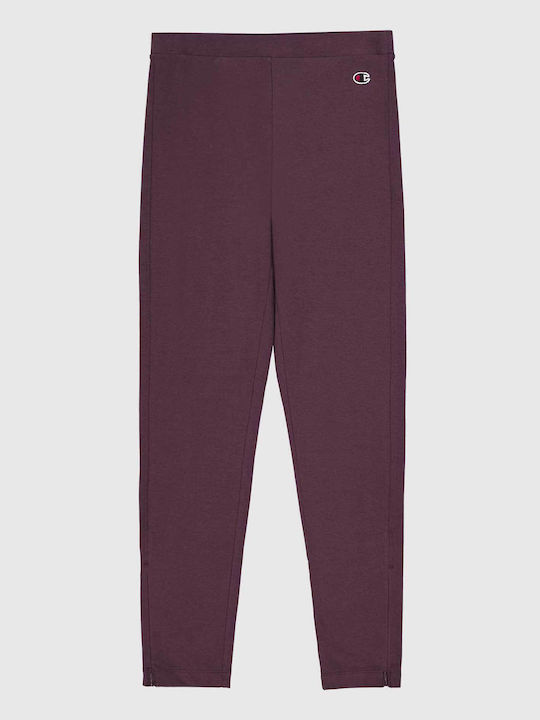 Women's Long Training Legging High Waisted Purple