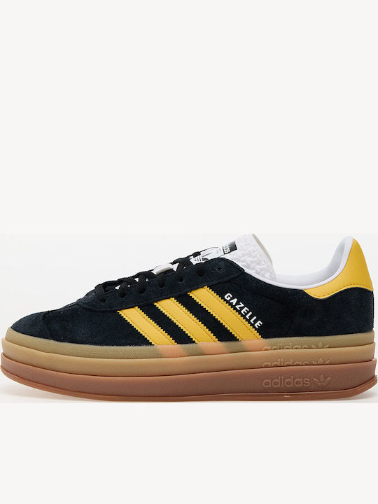 Gazelle Bold Γυναικεία Sneakers Core Black / Bold Gold / Ftw White