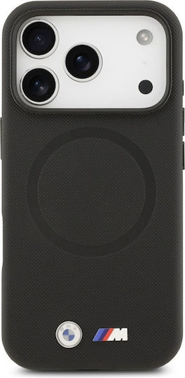 BMW Umschlag Rückseite Kunststoff / Silikon Schwarz (iPhone 17 Pro)