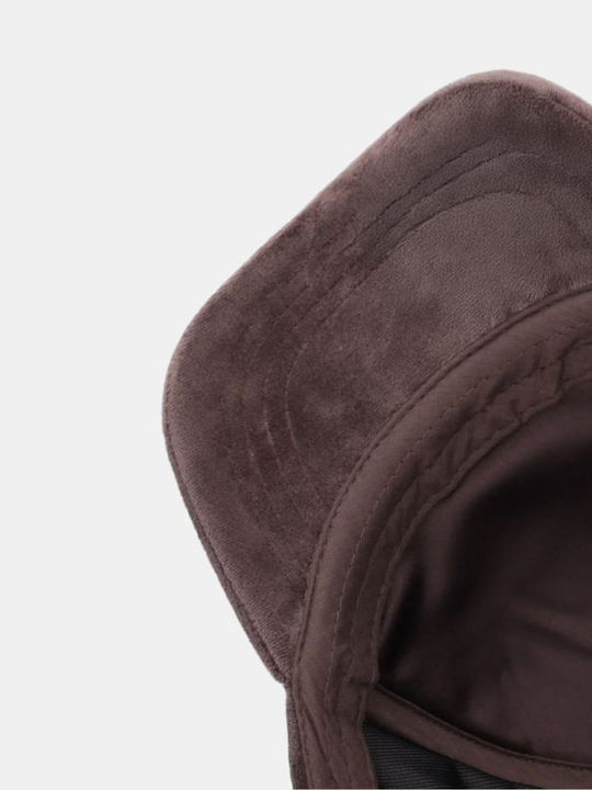 Juicy Couture Velour Diamante Baseball Cap Jcawh224702-193 Brown