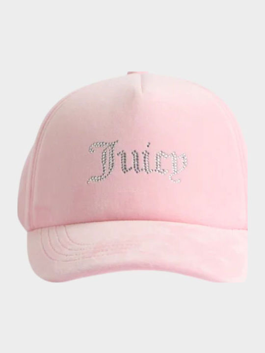 Juicy Couture Velour Diamante Baseball Cap Jcawh224702-105 Pink