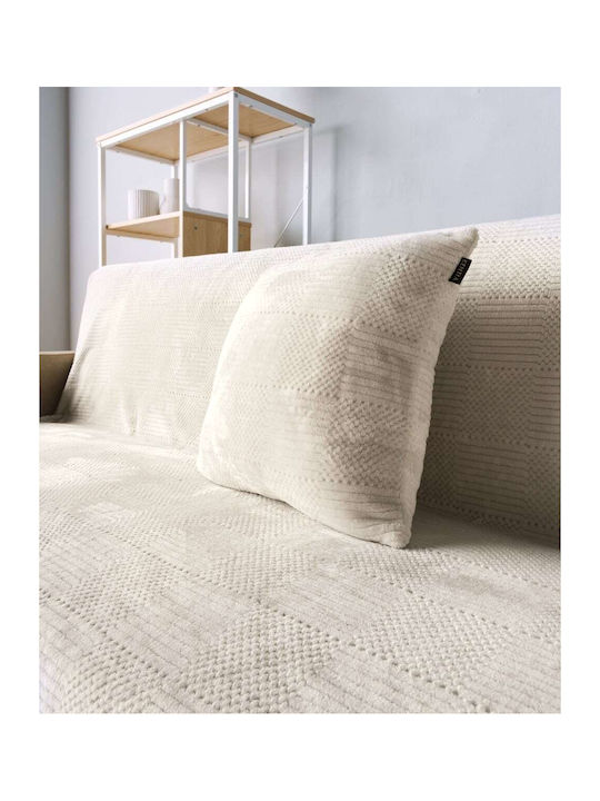 Kentia Sydney Покривка За Двуместен Диван Полар 180x250см 12