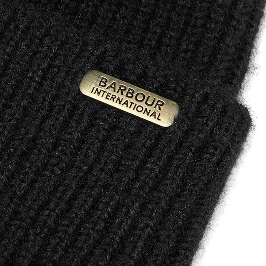 Beanie Γυναικείος Σκούφος με Rib Πλέξη σε Γκρι χρώμα