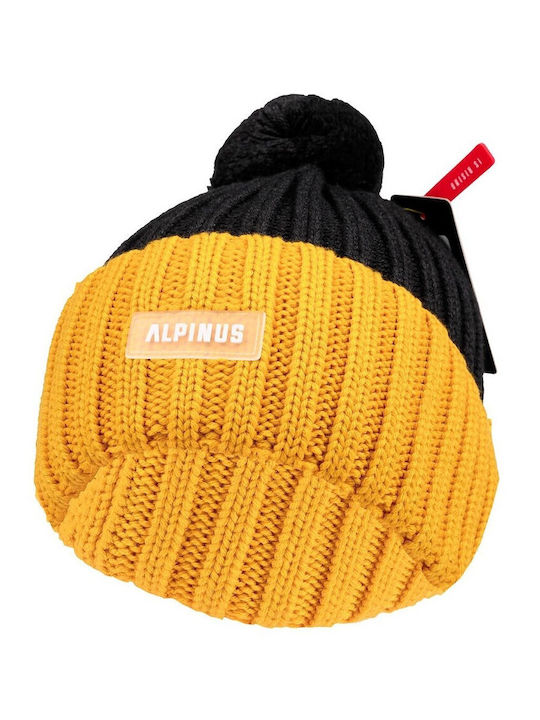 Matind Beanie Γυναικείος Σκούφος Πλεκτός σε Κίτρινο χρώμα