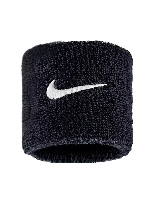 Nike Swoosh Athletic Wristbands Black / White