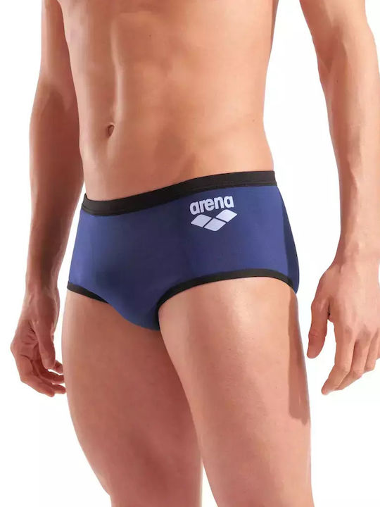 One Low Waist Men's Swimwear Shorts Navy Blue