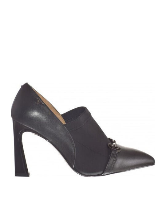 Leather Black High Heels