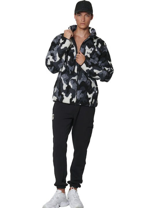 Jacket Camo Black Grey