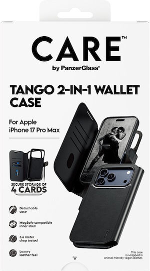 PanzerGlass Brieftasche Leder / Kunststoff Schwarz (iPhone 17 Pro Max) CR63940