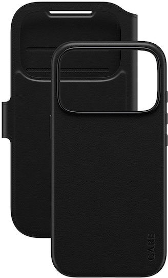 CARE by PanzerGlass Leather / Plastic Wallet Black (iPhone 18 Pro / 17 Pro)