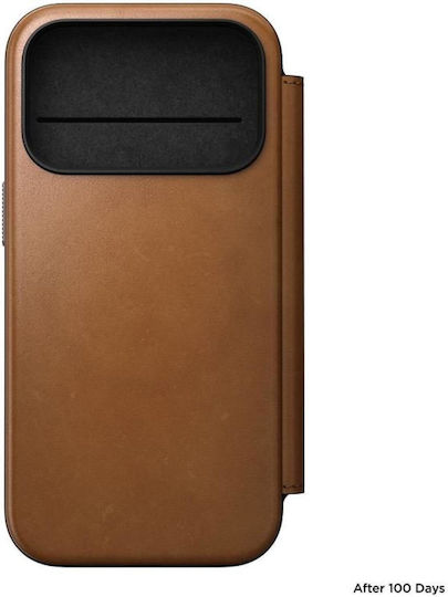 Nomad Wallet Metallic 2mm Brown (iPhone 17 Pro)