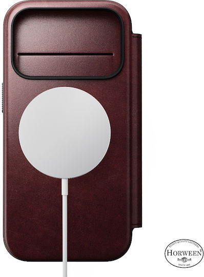Nomad Wallet Μεταλλικό 0.75mm Μπορντό (iPhone 17 Pro)