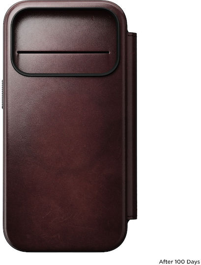 Nomad Wallet Μεταλλικό 0.75mm Μπορντό (iPhone 17 Pro)