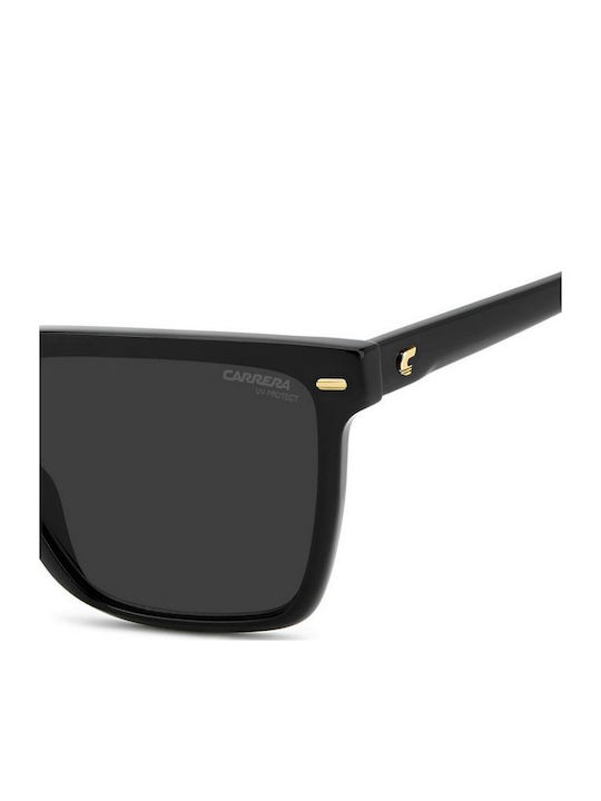 Carrera Unisex Sonnenbrillen mit Schwarz Horn umrandetem Rahmen und Gray Farbe Gläser 3069/S 807/IR