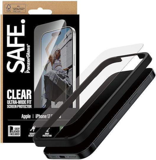 Safe By Panzerglass Screen Protector Iphone 17 Iphone 16 Pro Ultra-wide Fit W Easyaligner