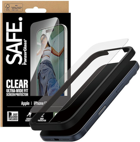 Safe By Panzerglass Screen Protector Iphone 17 Pro 18 Pro Ultra-wide Fit W Easyaligner