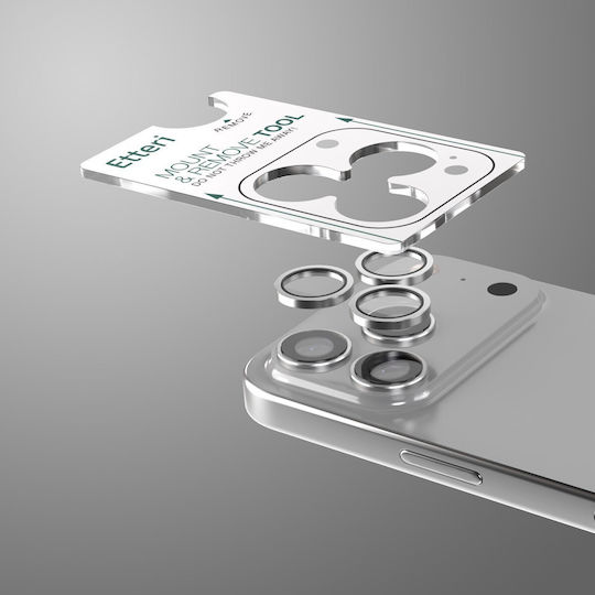 Etteri Протектор за камера Закалено стъкло Gray за iPhone 17 Pro, iPhone 17 Pro Max