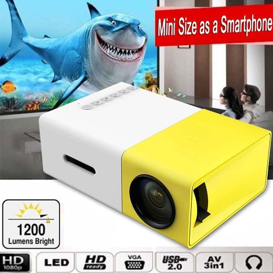 D9BWDTMBM Mini Projector LCD Λάμπας LED