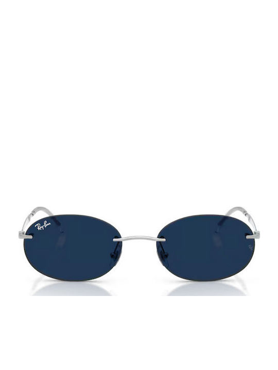 Ray Ban Unisex Sunglasses with Silver Metal Frame and Gray Lens RB3767 003/MF