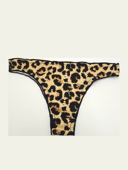 Cotton Women's Briefs Beige