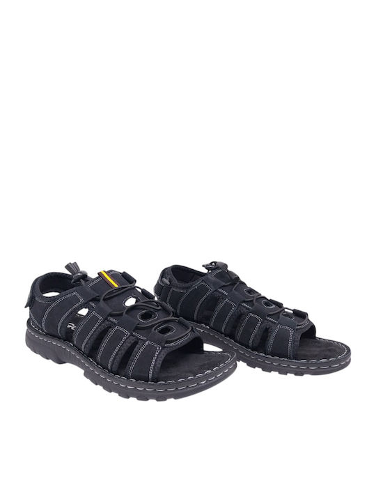 Herrensandalen in Schwarz Farbe