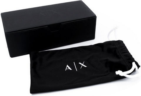 Armani Exchange Ax1061 6084 57 Rame Ochelari Dreptunghi Pentru Bărbați Metalic Gri Tortoise