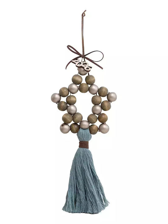 Beauty Home Wood Christmas Decorative Pendant Star