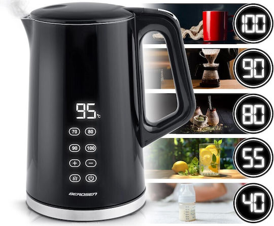Berdsen Βραστήρας 1.7lt 2200W Μαύρος