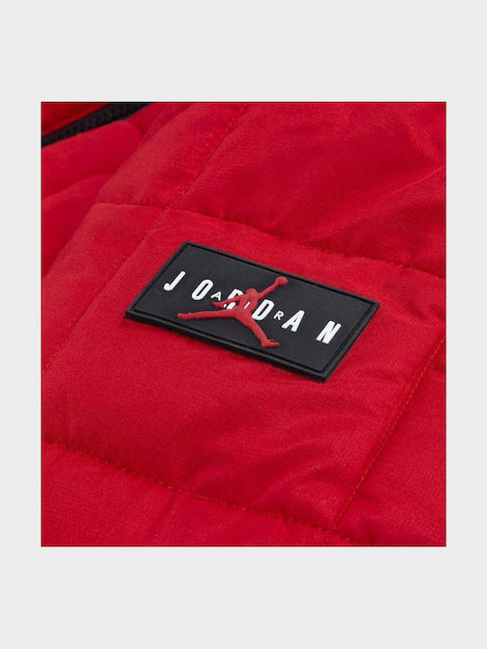 Kids' Sports Jacket with Hood Red