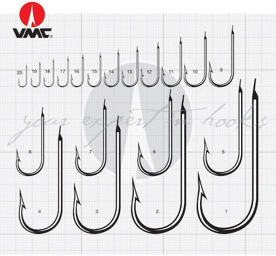 Vmc 9746 S Inox Paragadi Fishing Hook – 100 Units Stainless Steel Durability Professional Fishing No9