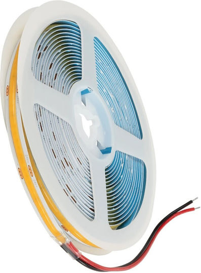 GloboStar Ταινία LED Bee 24V Θερμό Λευκό Φως 5m Τύπου COB