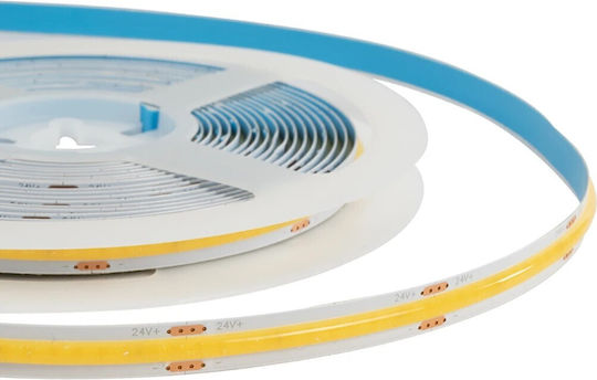 GloboStar Ταινία LED Bee 24V Ψυχρό Λευκό Φως 5m Τύπου COB