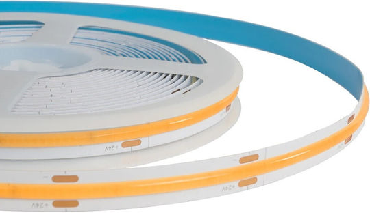 GloboStar Ταινία LED Bee 24V Θερμό Λευκό Φως 5m Τύπου COB