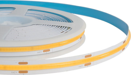 GloboStar Ταινία LED Bee 24V Φυσικό Λευκό Φως 5m Τύπου COB