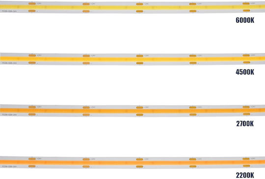 GloboStar Ταινία LED Bee 24V Φυσικό Λευκό Φως 5m Τύπου COB