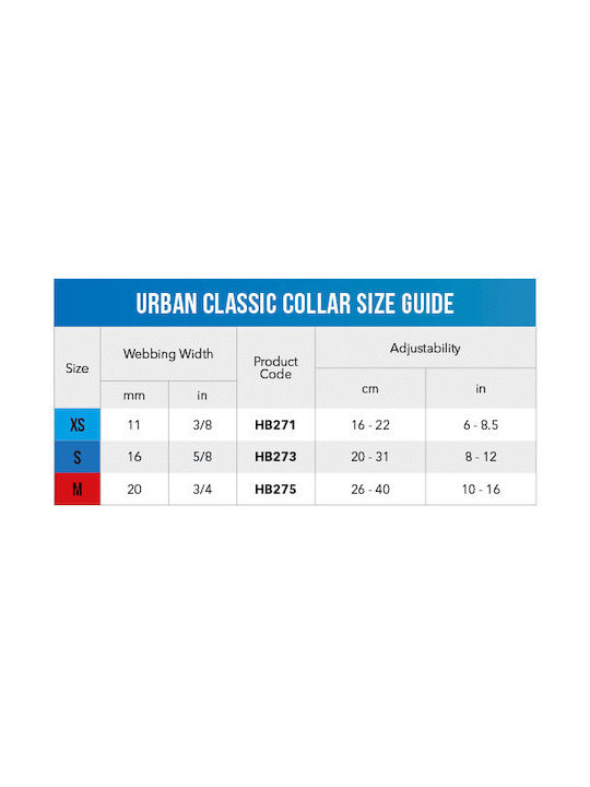 Περιλαίμιο Σκύλου Rogz Urban Medium Blue