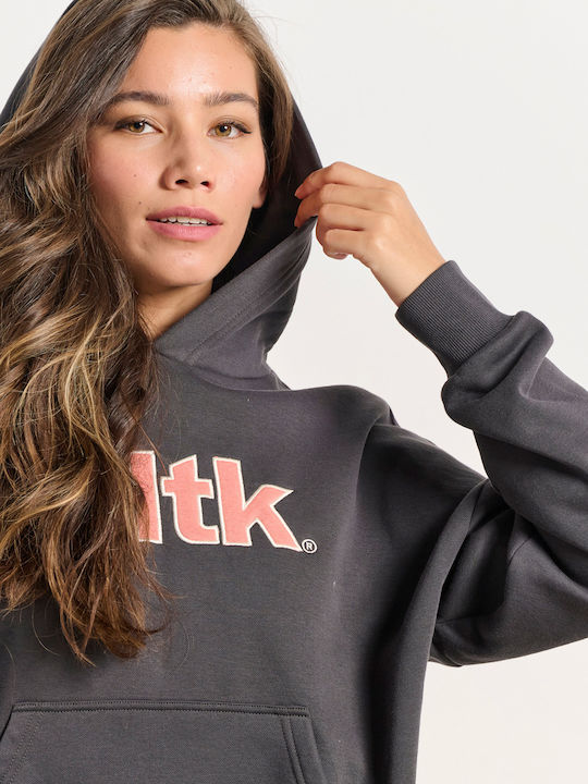 Women's Sweatshirt Hooded Coal